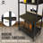 5 Tier Ladder Bookshelf, Bookcase Shelf Storage Rack Organizer, Black-746404024