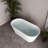 59" Streamline Soaking Freestanding Tub With Internal Drain-108964760
