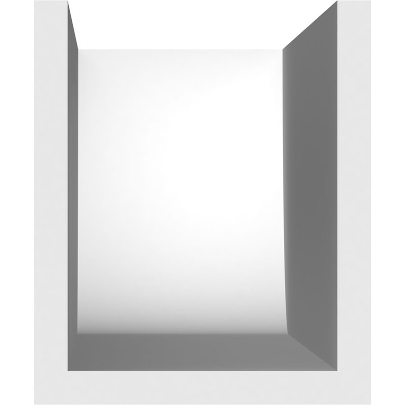 5"W x 6"H x 42"L Standard Durham Architectural Grade PVC Rafter Tail, 6"H x 5"W x 42"D