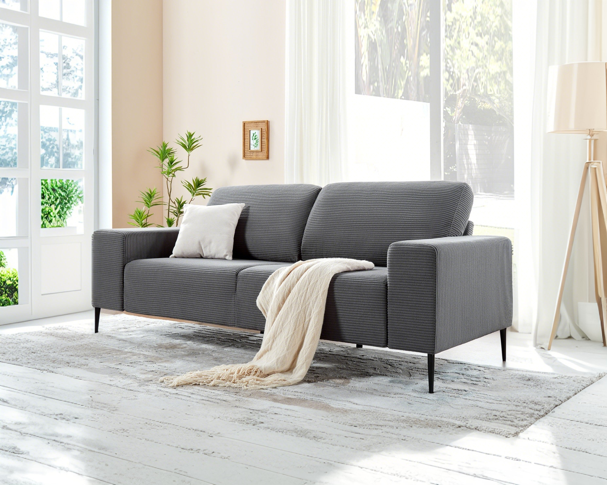 Wade Logan Brynnly 86'' Square Arm Sofa & Reviews - Wayfair Canada