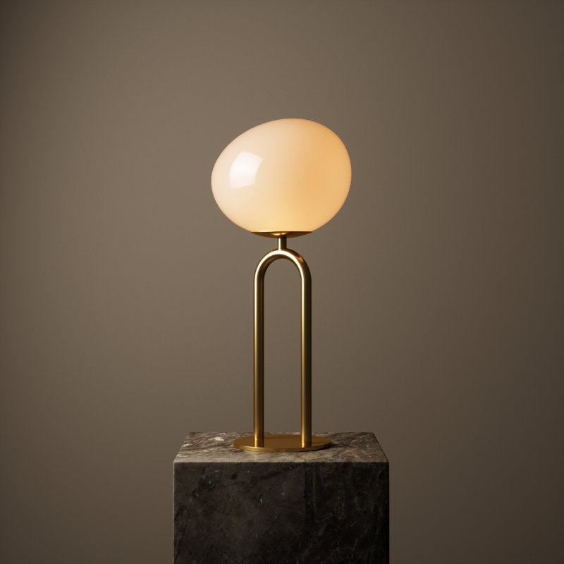 Glass Desk Lamp