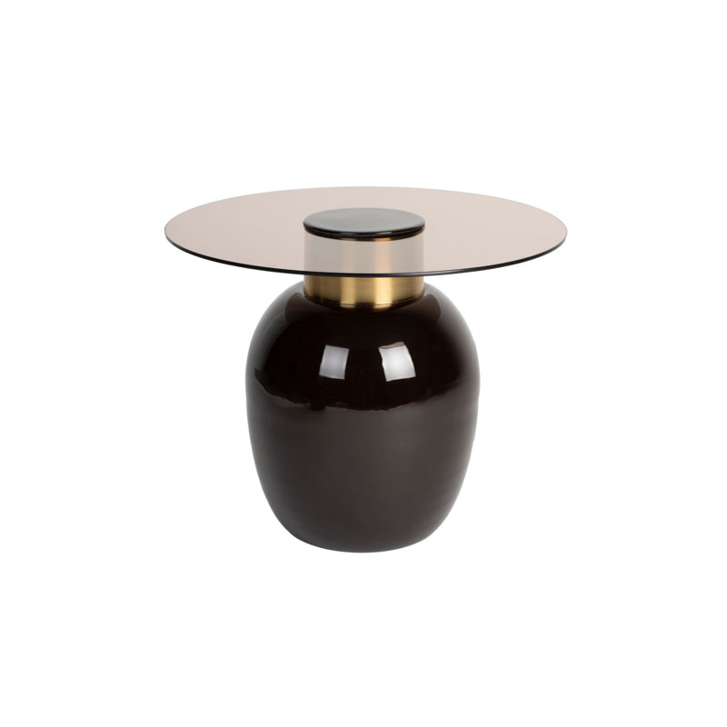 Mohra Glass End Table, 16" H x 20" W x 20" D