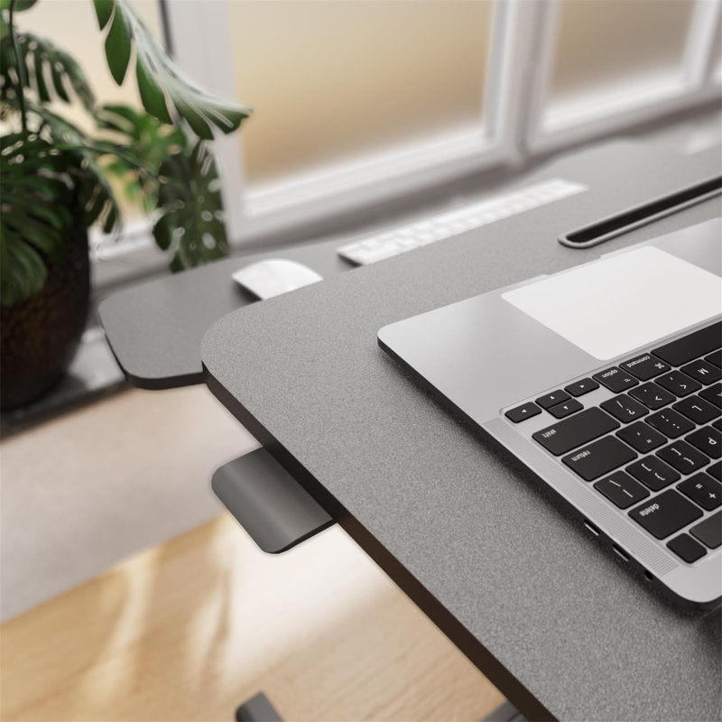 Adjustable Metal Base Standing Desk Converter