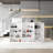 L-Shaped Reception Desk With Opening Shelves