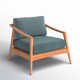 Elswick Teak Patio Armchair with Cushions