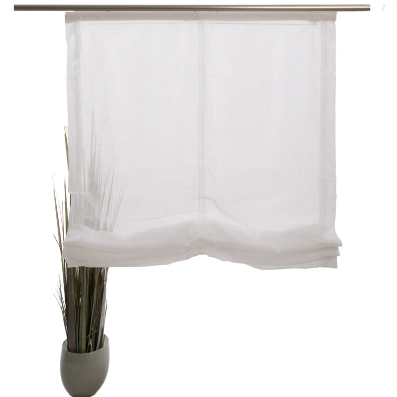 Sheer Roman shade, 170cm L x 80cm W