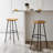 Tabouret en bois massif Modway Concord-94387540-94387536