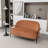 Megham Tufted Upholstered Sofa With Iron Legs-101922064