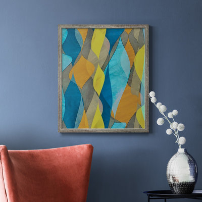 Colorful Cascade I Premium Framed Canvas - Ready to Hang