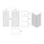 Bathroom Floating Side Cabinet, Wall-Mounted Storage Cabinet-105546061