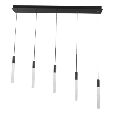 Luminaire suspendu cylindrique à 5 lumières Magic