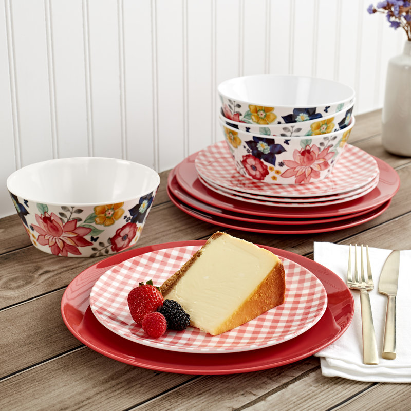 Dolly Parton 12pc Jolene Dinnerware Set | Wayfair