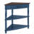Deshay Wood Storage  Corner Table with Drawers and  Shelves-93085131