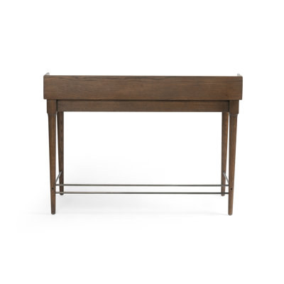 Bureau en bois massif avec huche Romeo