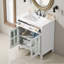 Meuble-lavabo de 30 po avec lavabo en céramique - plateau basculant, charnières à fermeture en douceur?-1279448209