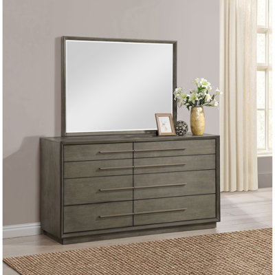Commode 8 tiroirs avec miroir
