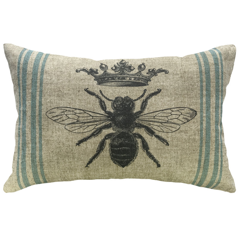 Linen Reversible Throw Pillow