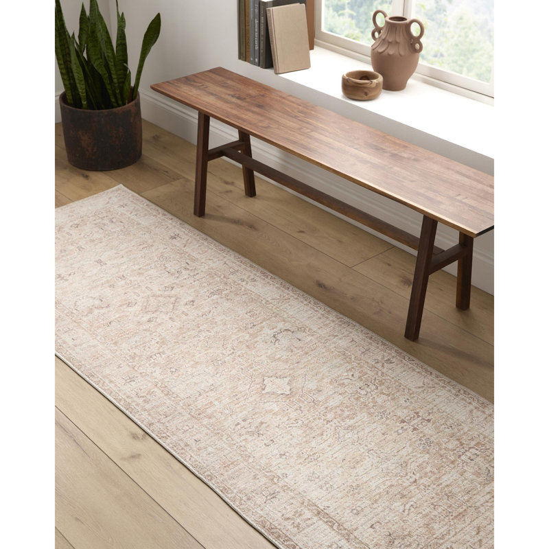 Becki Owens x Livabliss Marlene Machine Woven Area Rug, Runner 2'7" x 7'3", Beige