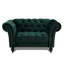 Dahlstrom 1 Seater Velvet Loveseat-1557543945
