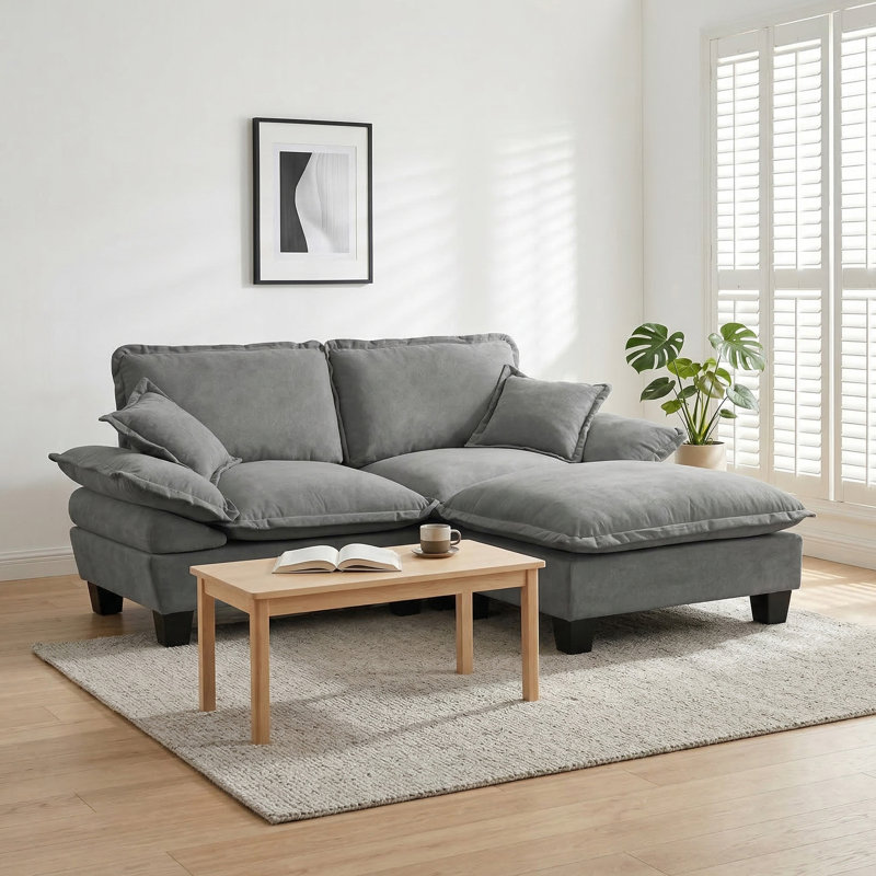 Canapé modulaire d'inspiration voilier avec repose-pieds amovible