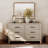 Rustic Brown 6 Drawers Double Dresser-595029730
