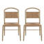 Chaises de patio en osier et aluminium Spearman-2087708481