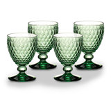 Villeroy & Boch Boston Colored Lead Free Crystal Goblet Set