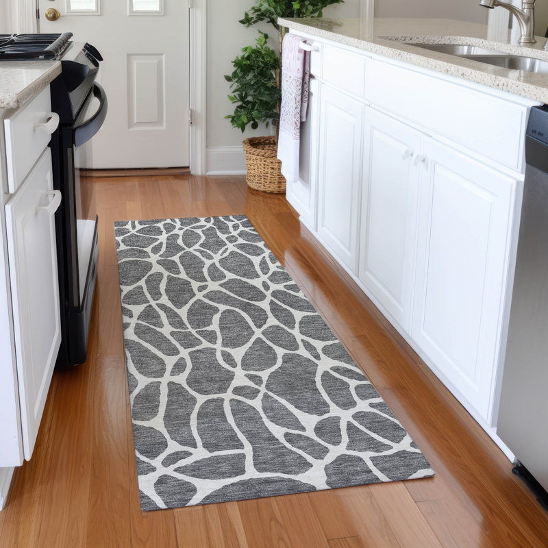 Premium Machine Washable Braylen AMF1024 Geometric Rug, Runner 2'3" x 7'6"