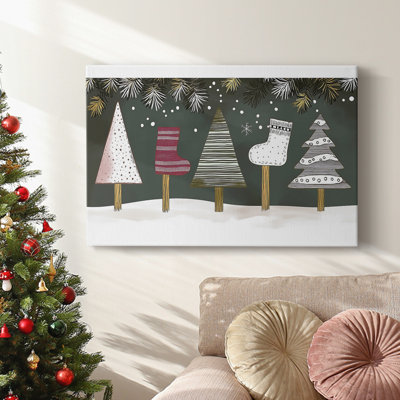 Christmas Holiday Arts - Toile tendue avec châssis XMA171398