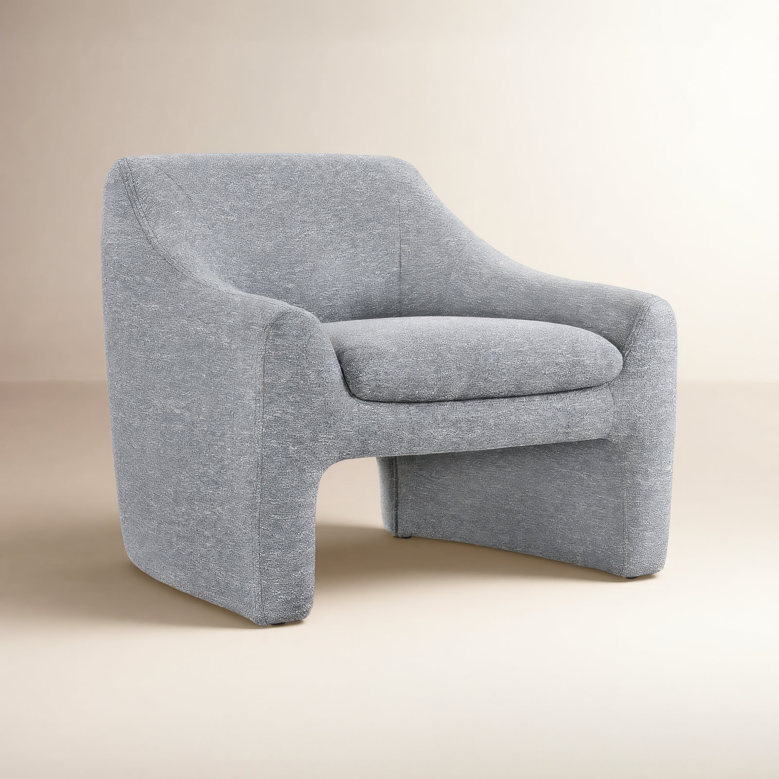 Addi Armchair, Nathan Sky Tweed