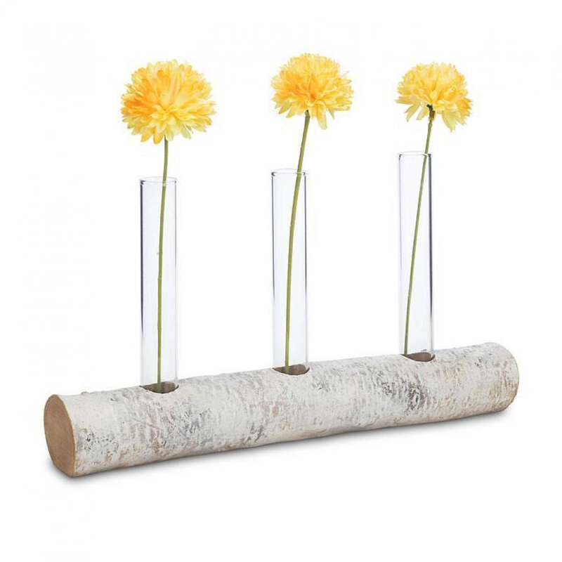 Eftime Resin/Glass Table Vase