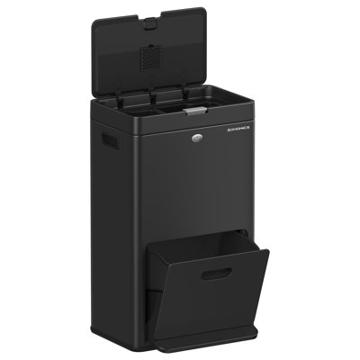 Raneisha Metal Step On Kitchen Trash Can - 60L
