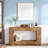 Modern Farmhouse Console Table with Rustic Charm