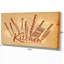 Reproduction d’art textuel sur bois, "chair à la viande"-29491006-35109446