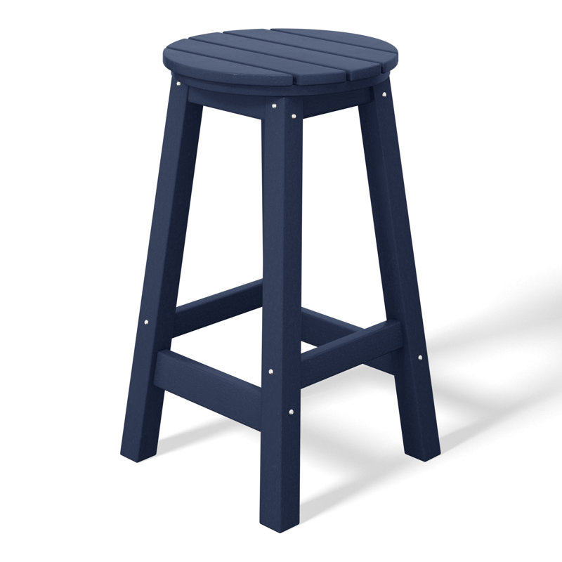 Tabouret d'extérieur Laguna, Bleu marine, 24"