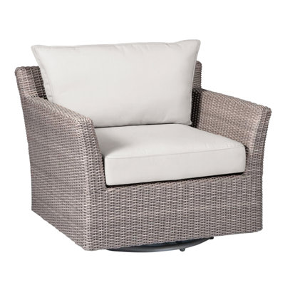 Club Woven Swivel Glider - Oyster