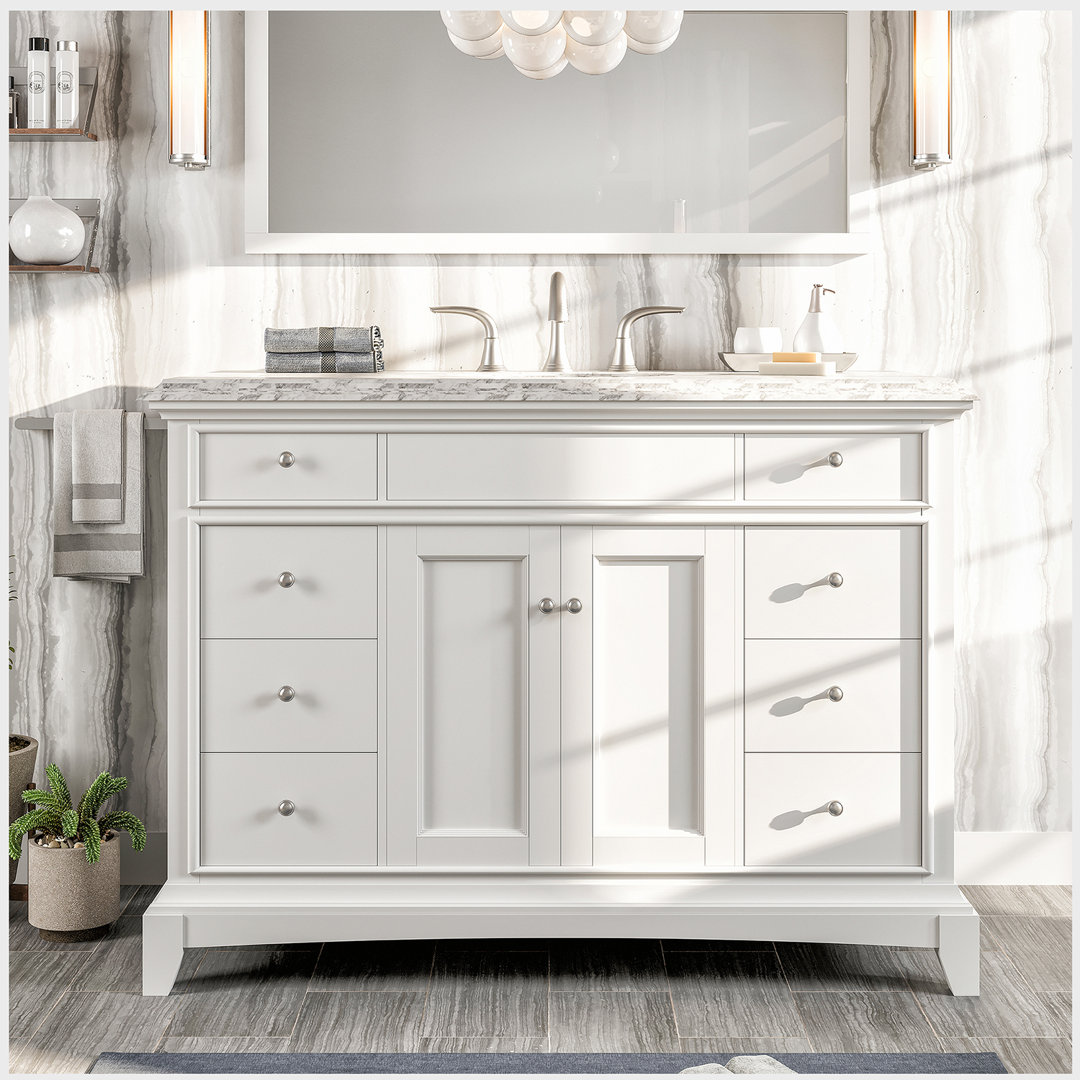 Elite Stamford 48" Single Bathroom Vanity Set Eviva Base 