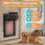 Porte pour chien en aluminium à triple rabat pour protection contre les intempéries Extreme Weather