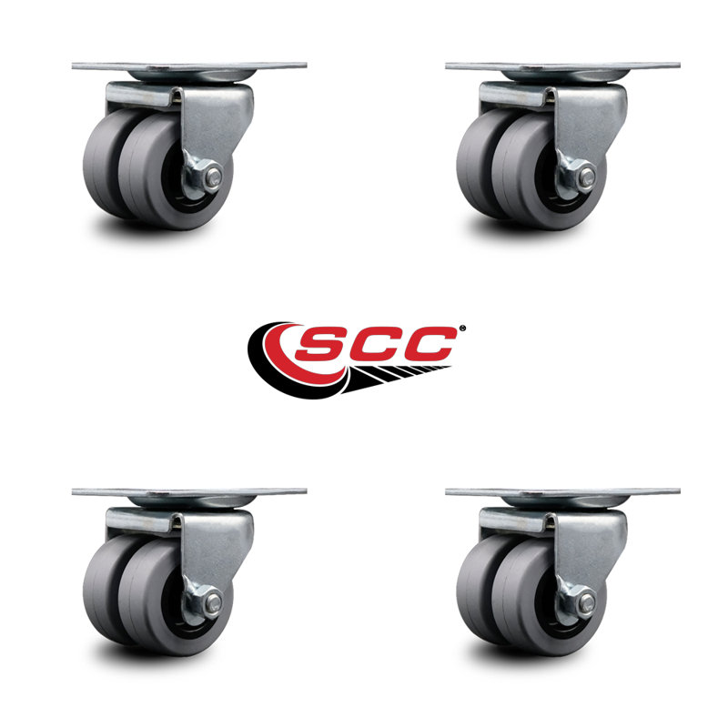 Low Profile Thermoplastic Caster