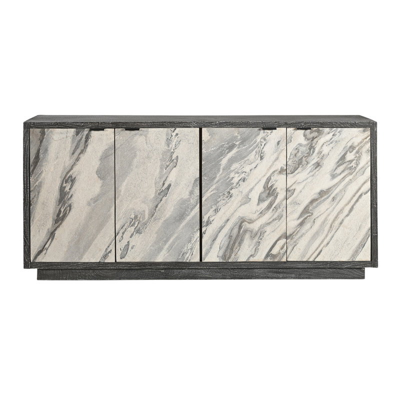 Kudzai 70" Wide Wood Four Door Credenza