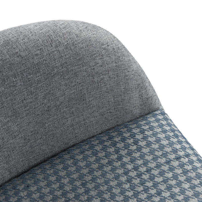 Andersonburg 43cm H Fabric Upholstered Armchair, Blue, Black