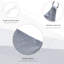 Auvent 13 'x 20' gris. Matériau protégé. Pour patio, terrasse, cour. Avec outils d'installation pour terrasse et corde. Blocs nocifs