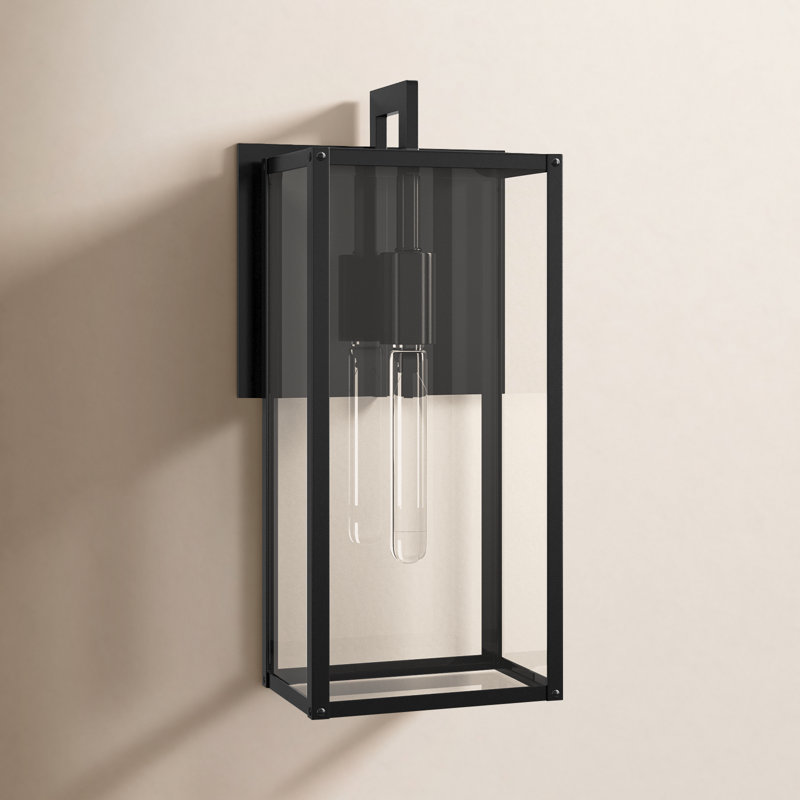 Ansley Aluminium Wall Light, 18.5" H x 6" W x 9" D