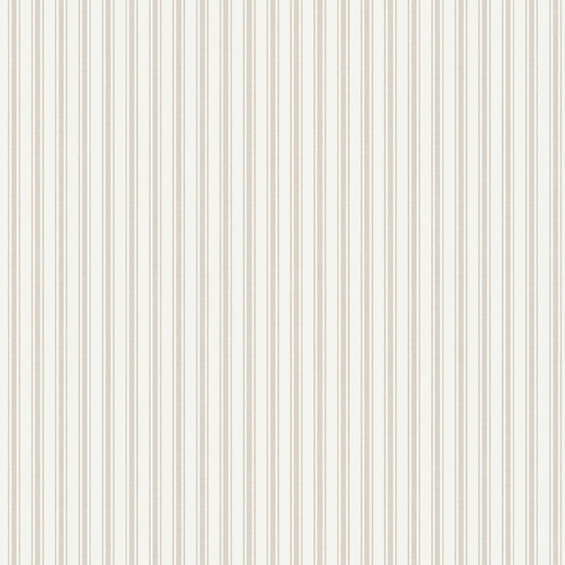 Papier peint à rayures Borpstapeter Aspö, Sable