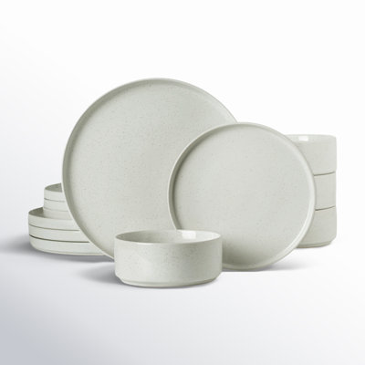 Speckled Stoneware Dinnerware Set