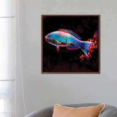 Fish 1 Piece Wall Art on Canvas