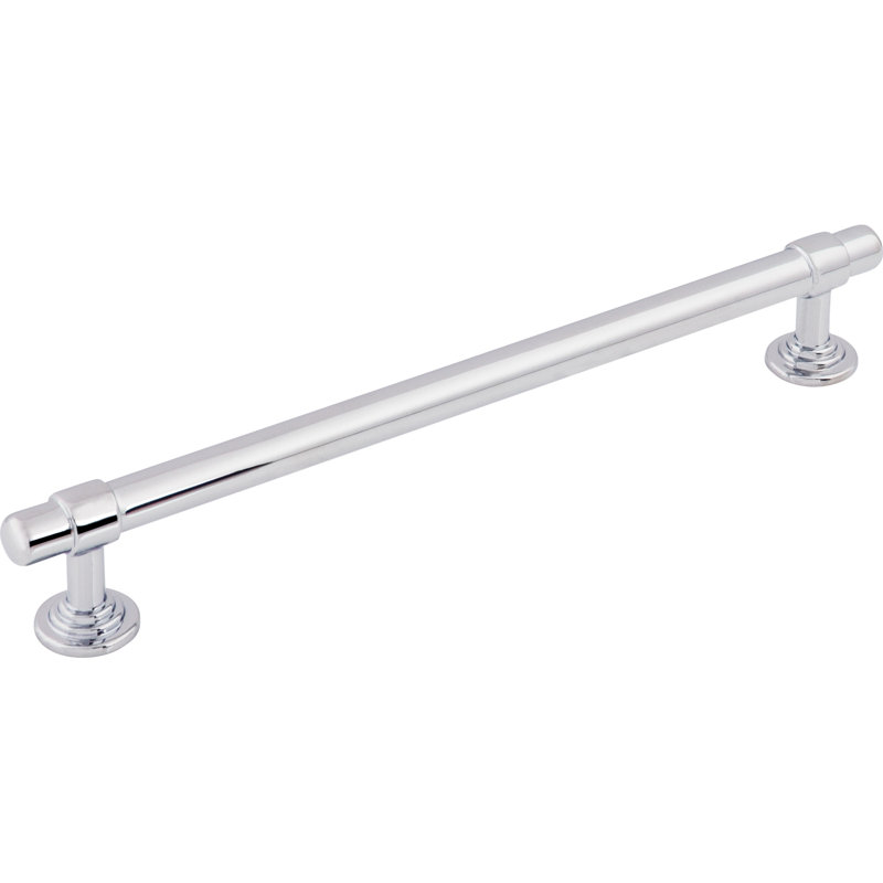 Ellis Bar Pull, Polished Chrome, 7 9/16" Center to Center