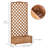 Remone Wood Planter Box with Trellis