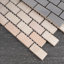 Carreau de mosaïque en acier inoxydable mat à joint brique en fer 11,82 po x 11,82 po