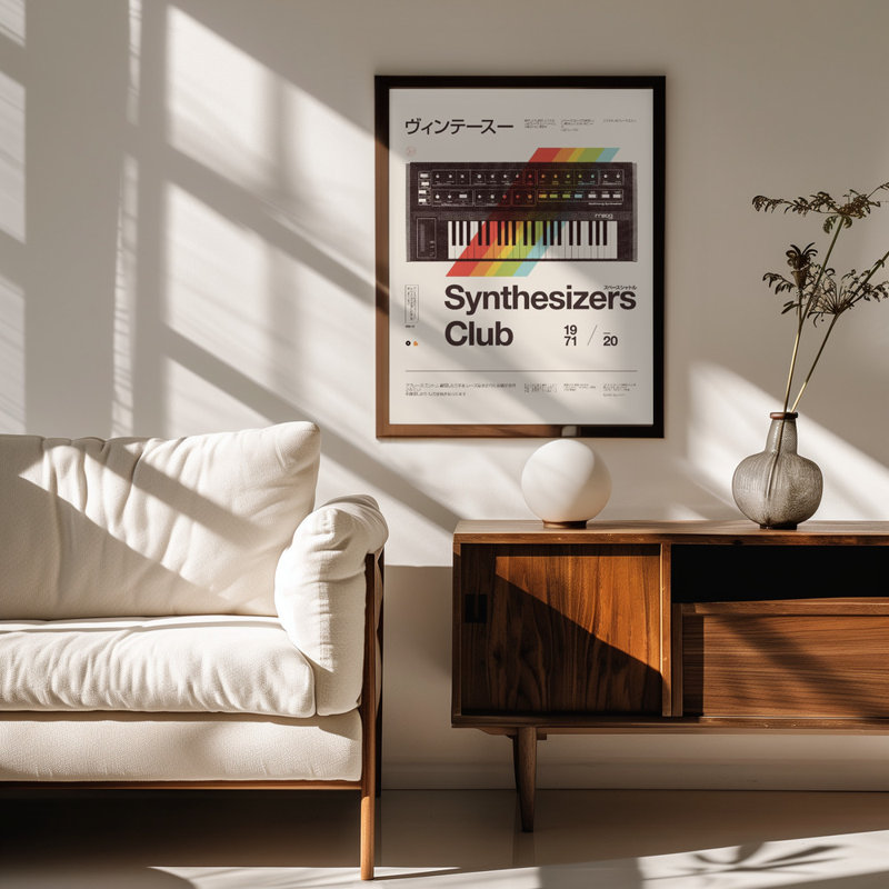 Synthe Club by Florent Bodart - Wrapped Canvas Print, 76.2cm H x 76.2cm W